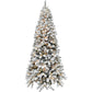 6.5-Ft. Flocked Silverton Fir Christmas Tree with Clear LED String Lighting By Fraser Hill Farm | Christmas Trees | Modishstore - 2