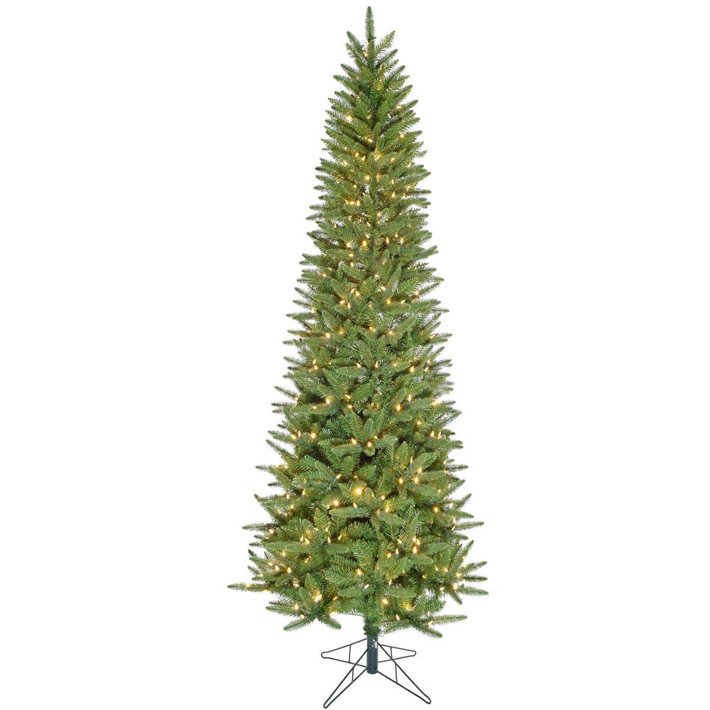 9-Ft. Winter Falls Slim-Silhouette Christmas Tree with 8-Function Warm White LED Lighting and EZ Connect By Fraser Hill Farm | Christmas Trees | Modishstore - 3