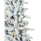 9-Ft. Slim Mountain Pine Flocked Christmas Tree with Multicolor LED Lights By Fraser Hill Farm | Christmas Trees | Modishstore - 4