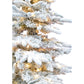 12-Ft. Flocked Pine Valley Christmas Tree with Clear Smart String Lighting By Fraser Hill Farm | Christmas Trees | Modishstore - 4