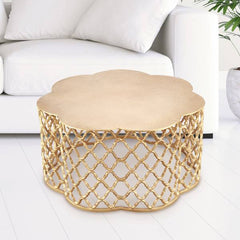 Honeycomb Pattern End Table By SPI Home
