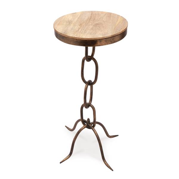 Chain Link End Table - Small By SPI Home | End Tables | Modishstore-3