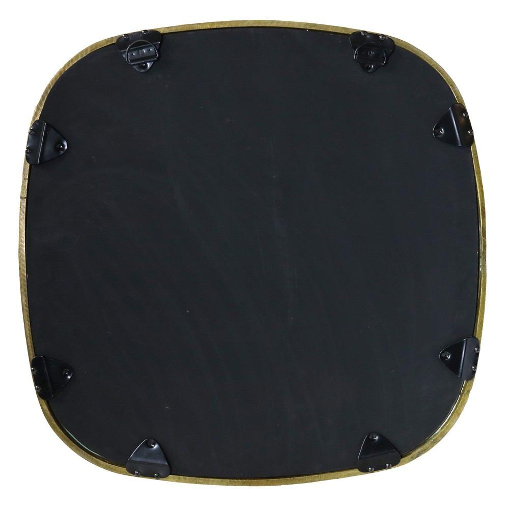 HomArt Payton Organic Metal Mirror - Brass-3