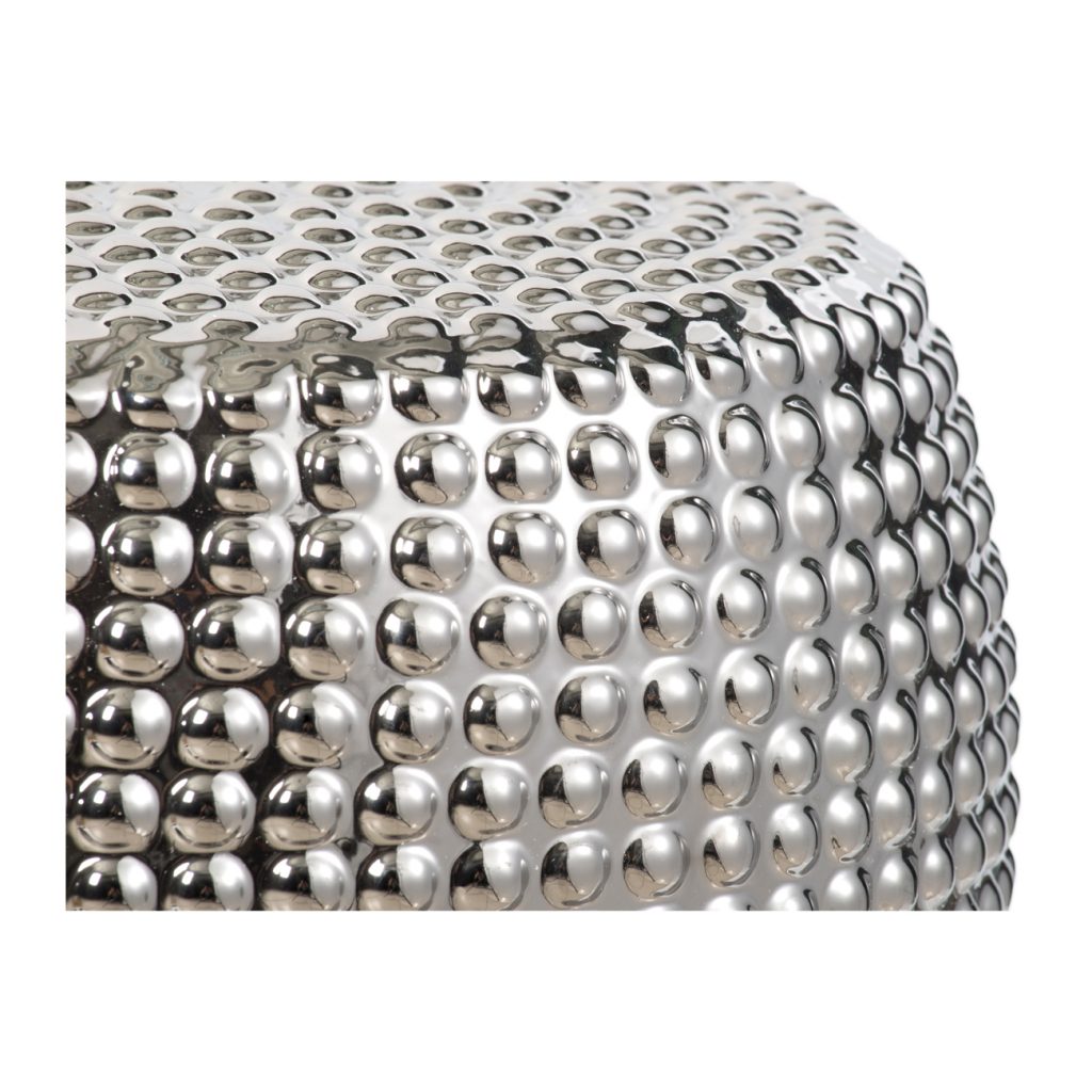 A&B Home Silver Ceramic Stool | Stools | Modishstore - 5