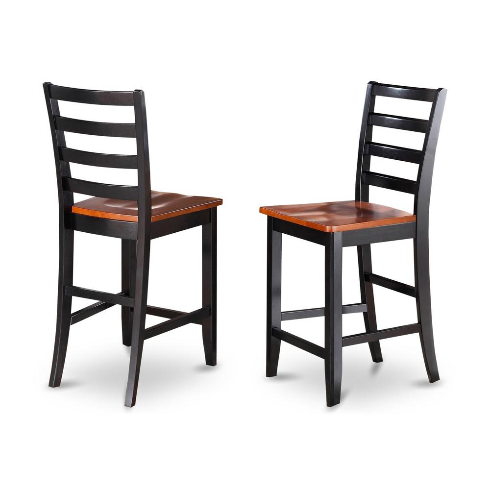 3 Pc Counter Height Pub Set-Pub Table And 2 Kitchen Dining Chairs. By East West Furniture | Bar Stools & Table | Modishstore - 4
