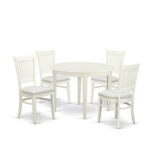 Dining Table - Dining Chairs BOVA5 - LWH - C By East West Furniture | Dining Sets | Modishstore