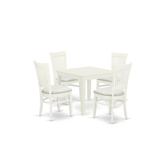 Dining Table - Dining Chairs OXVA5 - LWH - C By East West Furniture | Dining Sets | Modishstore