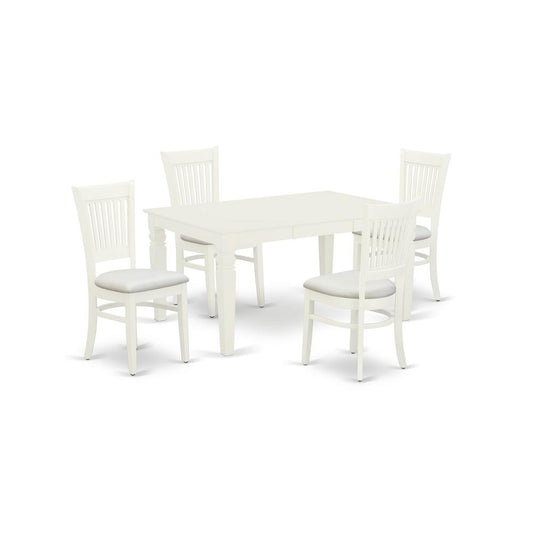 Dining Table - Table Leg Dining Chairs WEVA5 - LWH - C By East West Furniture | Dining Sets | Modishstore