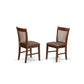 5 Pc Set With A Kitchen Table And 4 Dinette Chairs In Mahogany By East West Furniture | Dining Sets | Modishstore - 4