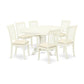 Dining Room Set Linen White AVDA7 - LWH - C By East West Furniture | Dining Sets | Modishstore - 2