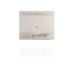 Manhattan Comfort Plaza 64.25 Modern Floating Wall Entertainment Center with Display Shelves in Off White