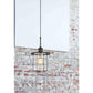 60W Silverton Metal/Glass Pendant Fixture (Edison Bulbs Not Included), Dark Bronze By Cal Lighting | Pendant Lamps | Moidshstore