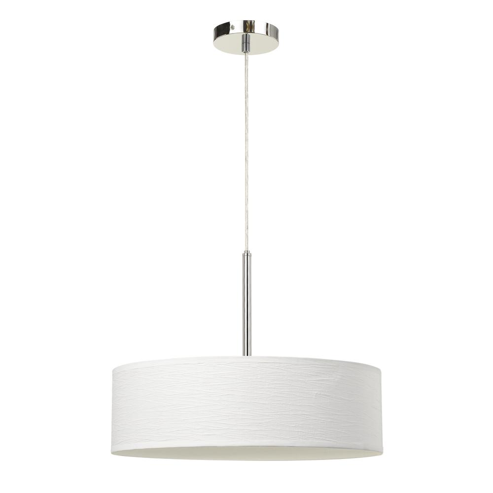 Led 18W Dimmable Pendant With Diffuser And Hardback Fabric Shade, Fx3731Cw By Cal Lighting | Pendant Lamps | Moidshstore - 3