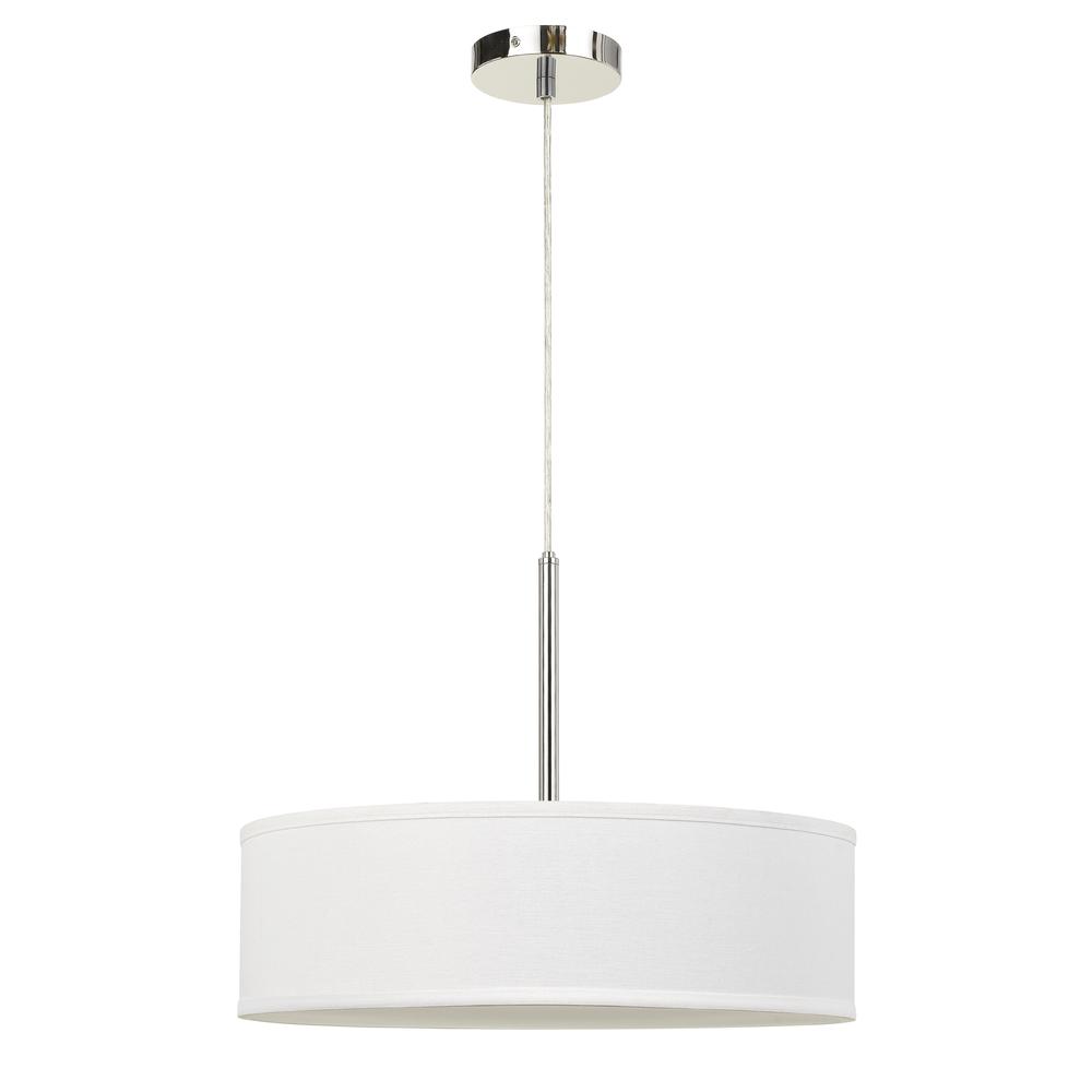 Led 18W Dimmable Pendant With Diffuser And Hardback Fabric Shade, Fx3731Ow By Cal Lighting | Pendant Lamps | Moidshstore - 3