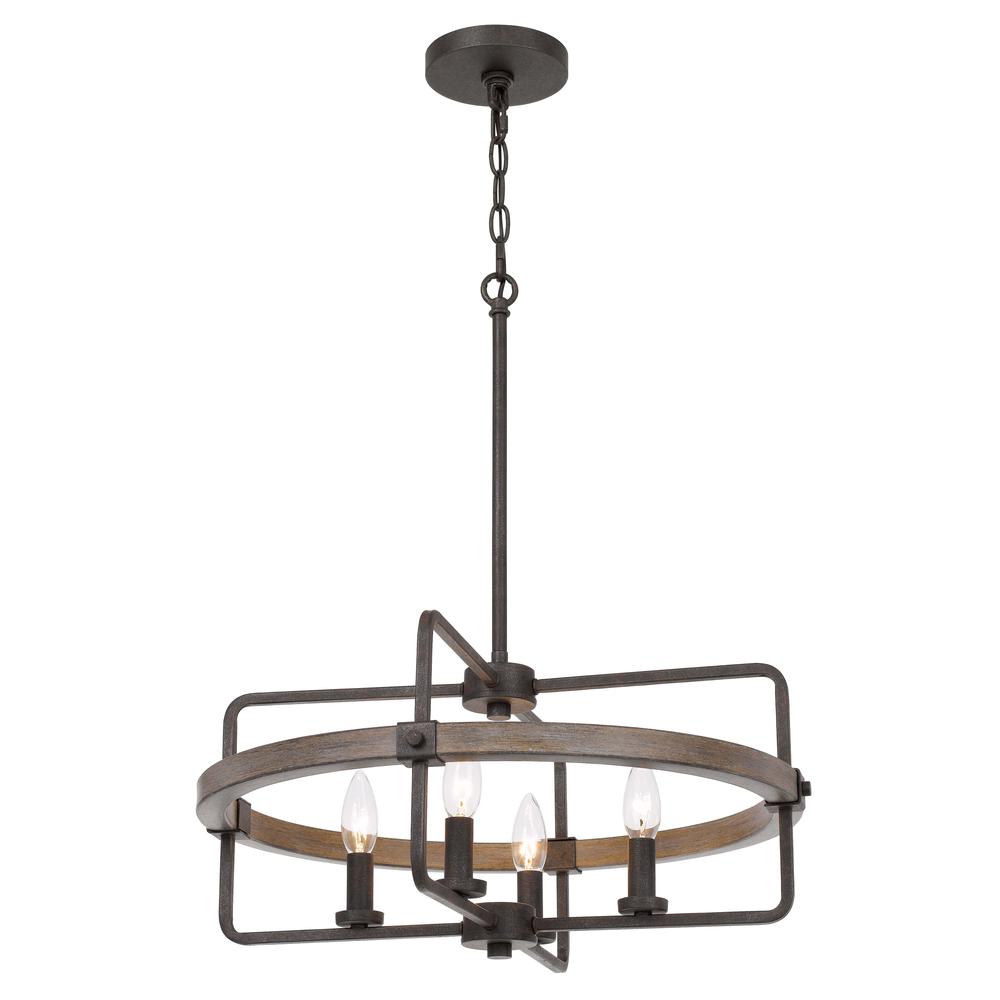 60W X 4 Rawlins Metal Chandelier By Cal Lighting | Chandeliers | Moidshstore - 4