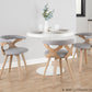 Gardenia Chair Cream By LumiSource | Dining Chairs | Modishstore - 8