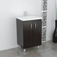 Modern Espresso Color Vanity and Sink By Homeroots | Bathroom Accessories | Modishstore - 2
