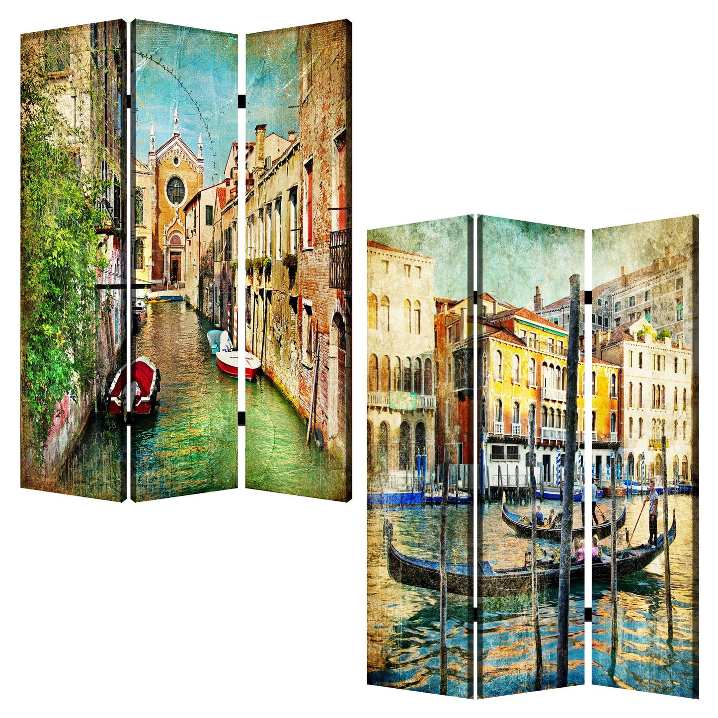 Multi Color Passage Screen By Homeroots | Room Dividers | Modishstore - 4