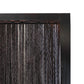 Dark Wood and Water Hyacinth 3 Panel Room Divider Screen By Homeroots | Room Dividers | Modishstore - 2