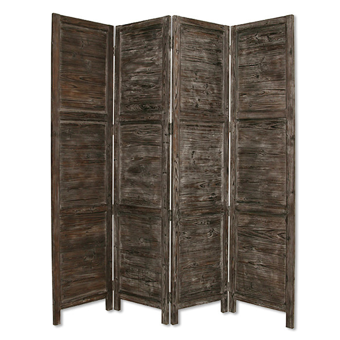 Black Wood Screen By Homeroots - 274881 | Room Dividers | Modishstore