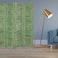 Green Wood Screen By Homeroots | Room Dividers | Modishstore - 2