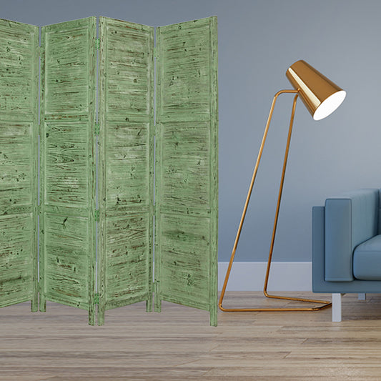 Green Wood Screen By Homeroots | Room Dividers | Modishstore - 2