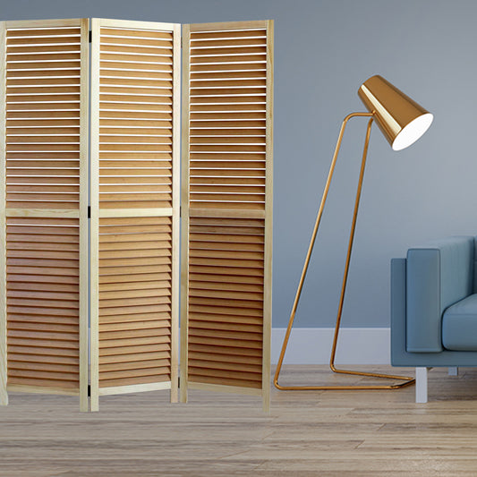 Natural Wood Screen By Homeroots - 277092 | Room Dividers | Modishstore - 2