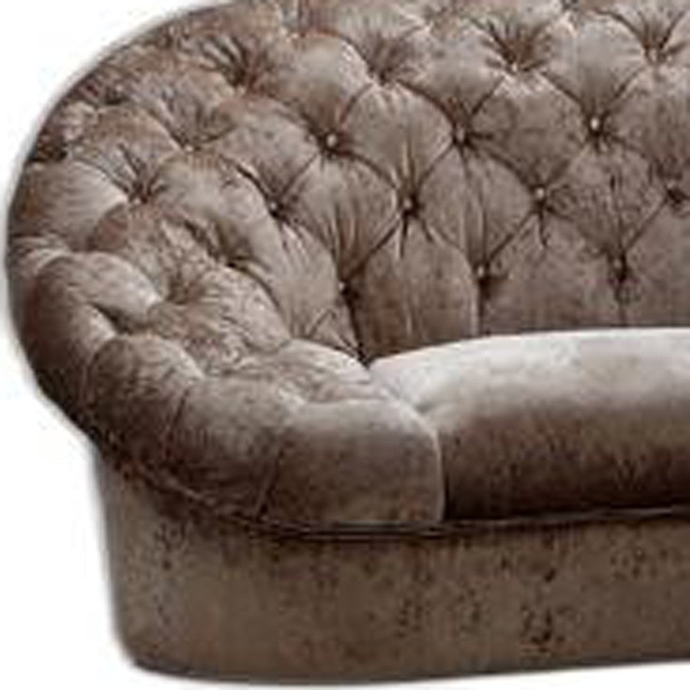 35" Beige MDF and Velour Sectional Sofa By Homeroots | Sectional | Modishstore - 6