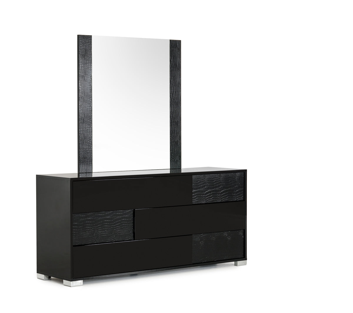 Italian Modern Black Dresser