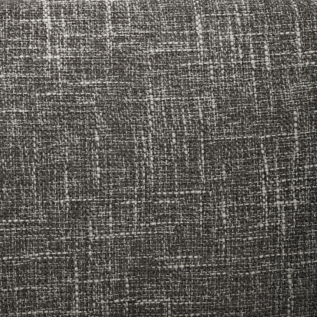 Set Of 2 Modern Grey Fabric Dining Chair With Sleek Black Legs By Homeroots | Dining Chairs | Modishstore - 5