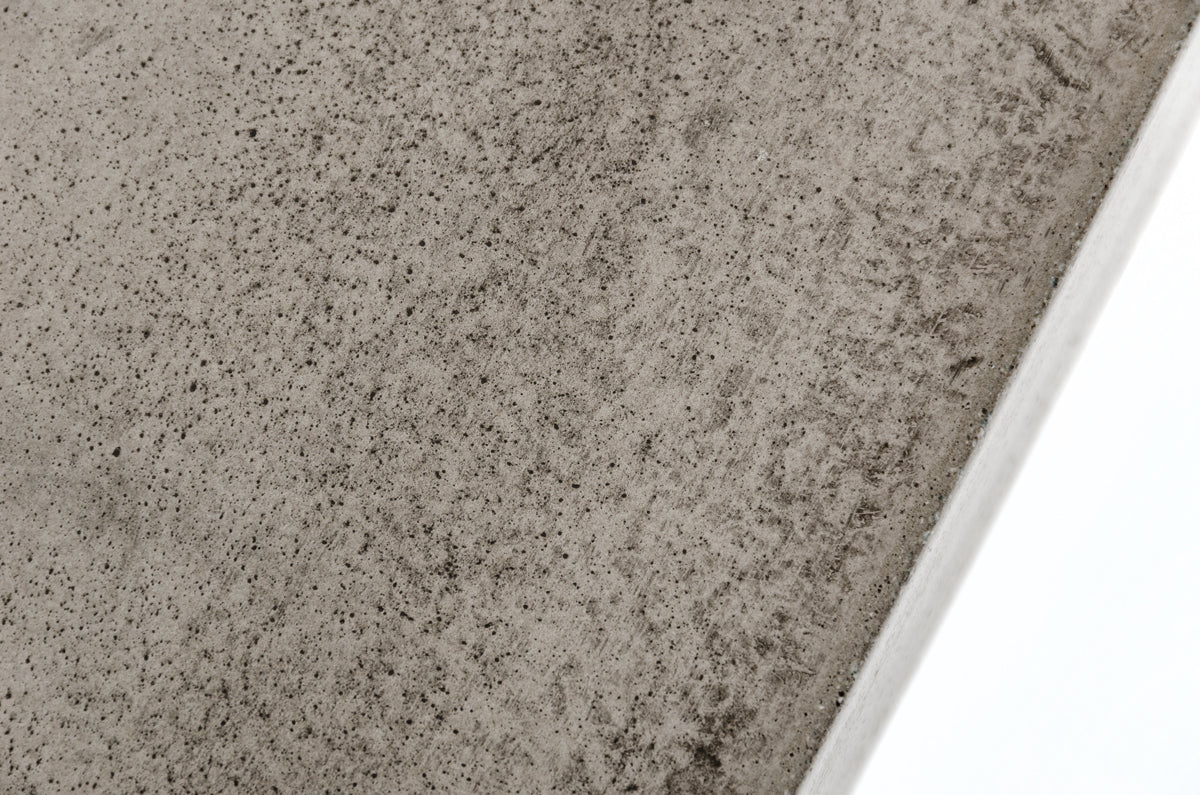 30' Concrete And Stainless Steel Dining Table By Homeroots - 283301 | Dining Tables | Modishstore - 4