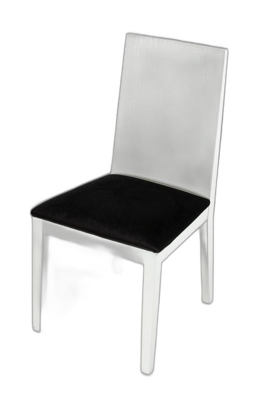 Two 36' White Fabric Dining Chairs By Homeroots | Dining Chairs | Modishstore - 4