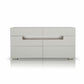 28' White Mdf Dresser By Homeroots | Dressers | Modishstore - 2