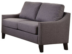 Gray Linen Loveseat By Homeroots - 285961