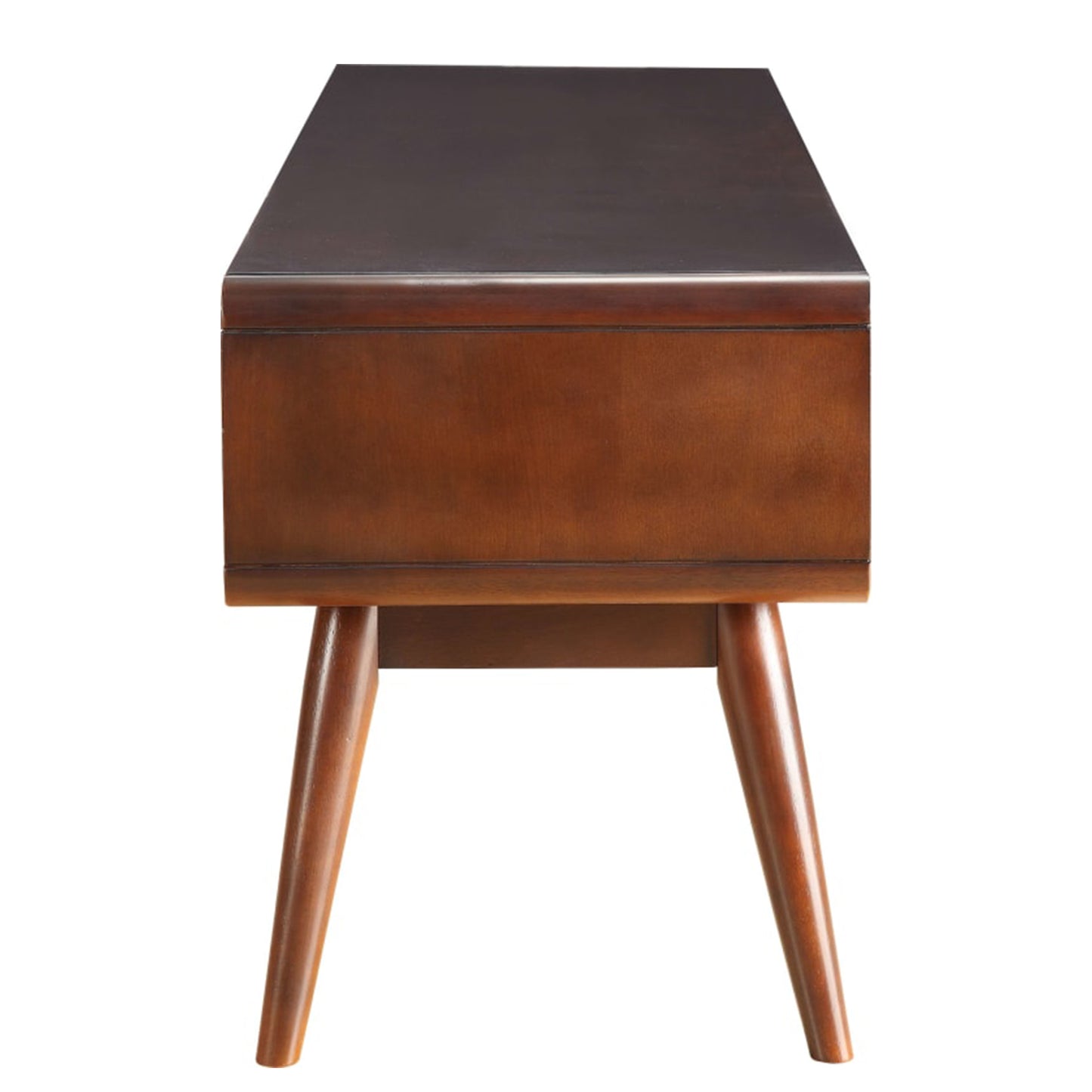 Espresso And White Mdf Tv Stand By Homeroots | TV Stands | Modishstore - 4