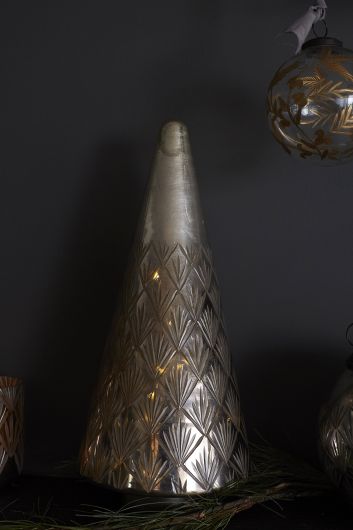 Winter Light Tree Set Of 2 By Accent Deecor | Tabletop Trees | Modishstore - 6