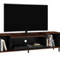 Manhattan Comfort Mosholu 66.93 TV Stand with 3 Shelves in Black and Nut Brown | TV Stands | Modishstore