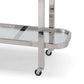 Carter Bar Cart Polished Stainless Steel By Regina Andrew | Bar Carts | Modishstore - 5