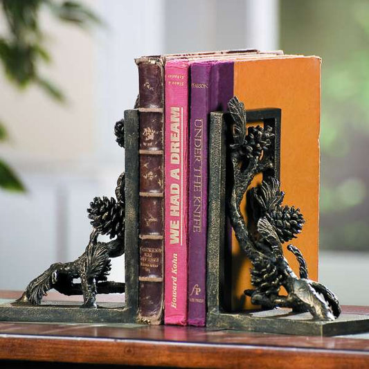 Pinecone Bookends By SPI Home | Bookends | Modishstore