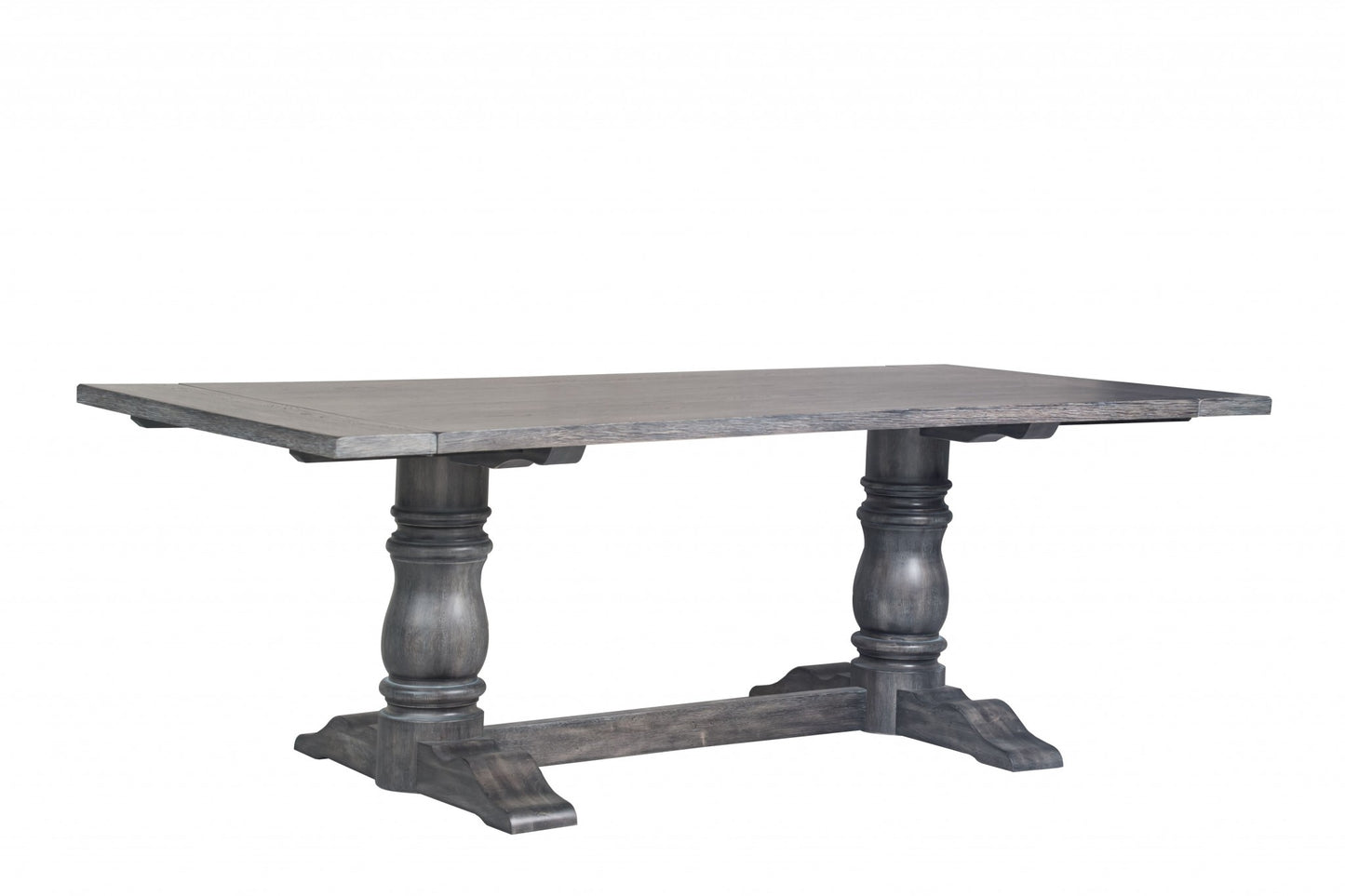 Weathered Gray Dining Table By Homeroots | Dining Tables | Modishstore - 2