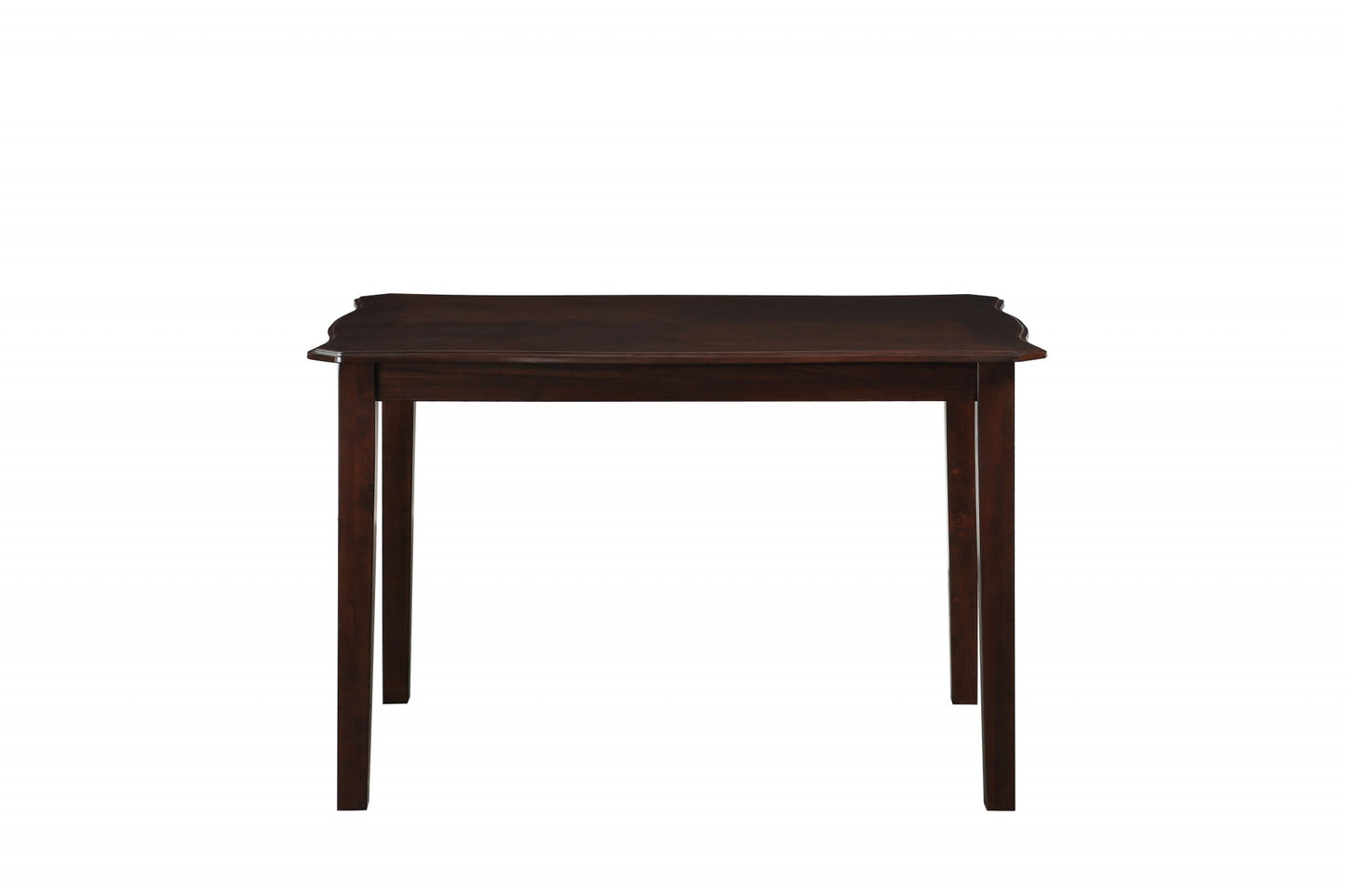 5Pc Black Leatherette And Espresso Dining Set By Homeroots | Dining Sets | Modishstore - 6