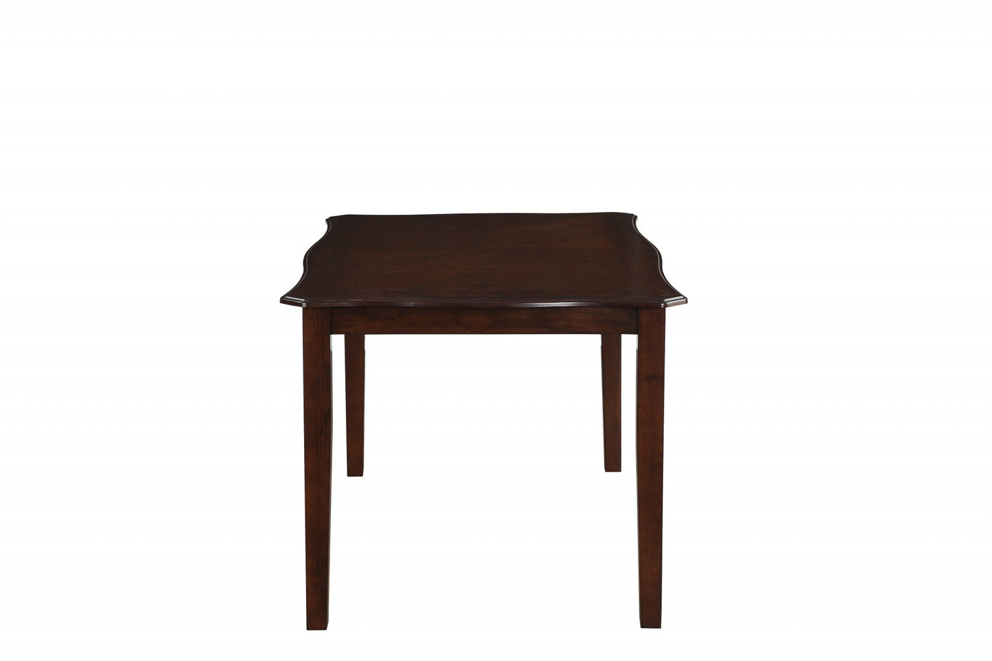 6Pc Black Leatherette And Espresso Dining Set By Homeroots | Dining Sets | Modishstore - 6