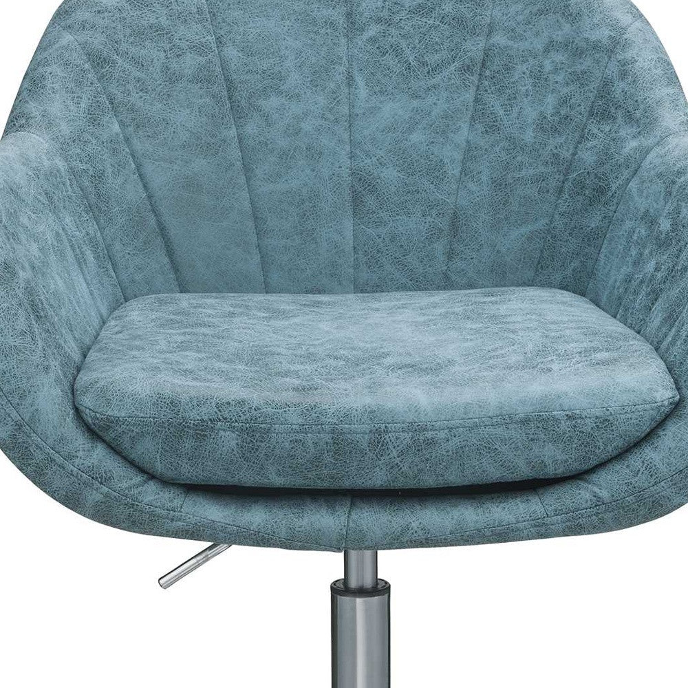 Peacock Metal Tube Office Chair By Homeroots | Office Chairs | Modishstore - 6