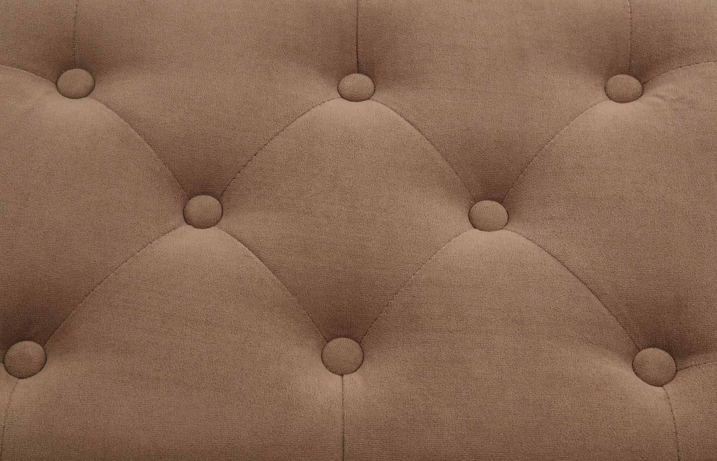 Brown Fabric And Clear Acrylic Stool By Homeroots | Stools | Modishstore - 4