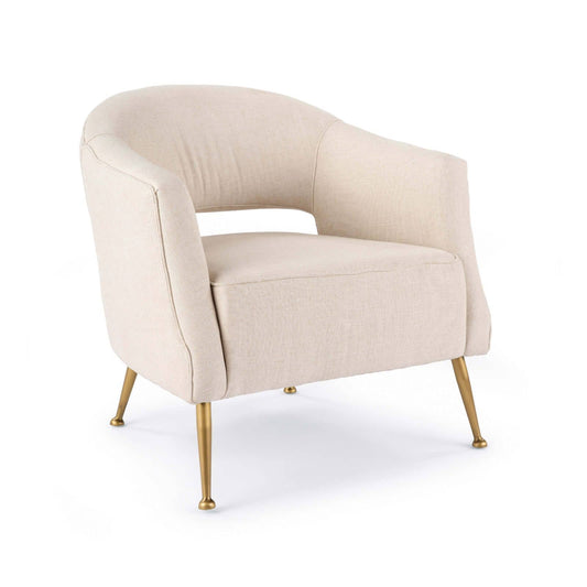 Mimi Linen Chair By Regina Andrew | Armchairs | Modishstore