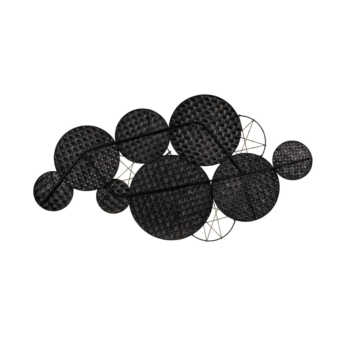 Textured Metal Plate Wall Decor By Homeroots | Wall Decor | Modishstore - 3