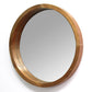 20" Chic Round Wood Framed Wall Mirror By Homeroots | Mirrors | Modishstore - 2