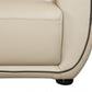 36" Elegant Beige Leather Sofa By Homeroots | Sofa Set | Modishstore - 5