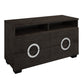 27" Refined Grey High Gloss TV Entertainment Unit By Homeroots