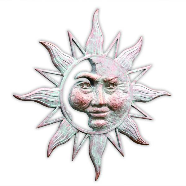 Half Face Sun Wall Plaque By SPI Home | Wall Decor | Modishstore-2